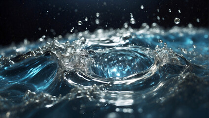 Water splash.