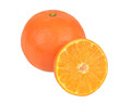 Two mandarines with a shadow on a transparent background, png redy to use. 