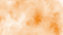 Abstract Orange Watercolor Background. Orange Water Color Splash Texture. Grunge Watercolour Illustration
