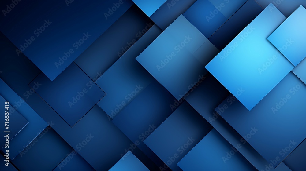 abstract background design composition with blue geometric shapes Stock ...