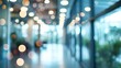 © ViktoGraphics - Blurred empty open office space, office interior background. Created with Generative Ai technology.