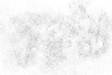 Black Texture On White. Worn Effect Backdrop. Old Paper Overlay. Grunge Background. Abstract Pattern. Vector Illustration.	