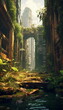 © Евгений Высоцкий - ruins of an ancient city overgrown with jungle