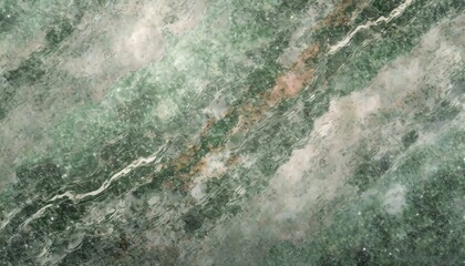 Wall Mural -  illustration of grey and green marble texture shiny slightly glittery texture metallic effect warm color and bright lighting