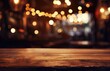 © qntn - A blurred background of a cozy cafe, with soft bokeh lights creating a warm and inviting ambiance, ideal for showcasing foreground subjects or as a setting for atmospheric designs. Ai generated