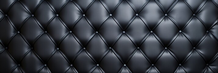  Textured black leather background with elegant caption space for designs and creative projects