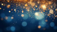 Abstract Glitter Lights Background, Blurred Bokeh Effect