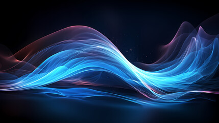 Wall Mural - glowing road speed lines, neon speed abstract background