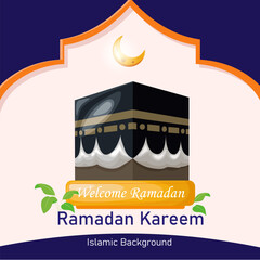 Poster - Ramadan background template, ramadan kareem, text spaces