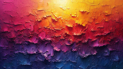 Poster - Multicolored art painting texture.