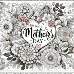 Wall Mural - Illustration Background for Mother's Day Concept