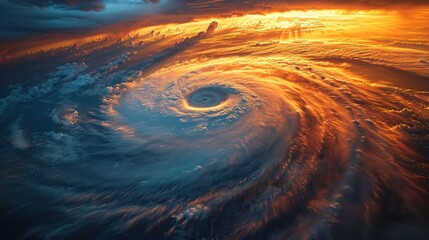 Canvas Print -  a close up of a storm in the sky with a sun in the middle of the picture and a black hole in the middle of the sky in the middle of the middle of the picture.