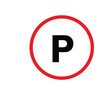 parking signal icon 