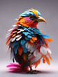 Colorful bird  by Ai Generated 