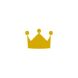 Crown icon isolated on white background  