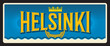 © Vector Tradition - Helsinki capital city of Finland. Vector travel plate or sticker, vintage tin sign, retro vacation postcard or journey signboard, luggage tag. Finnish souvenir card with ship and waves
