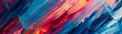 Close Up of Colorful Abstract Painting, Vibrant, Brush Strokes, Multicolored Artwork