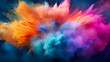 © Derby - Dust explosion abstract background, Holi background