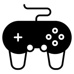 Canvas Print - Controller solid glyph icon