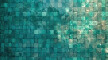 Green Mosaic, In A Pool Underwater