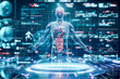 Medical technology concept. Medical research and development. Health care, patient service digital technology, ai integrate, futuristic pharmacy innovation