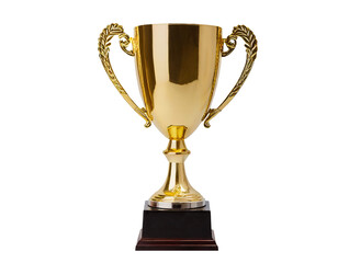 Wall Mural - golden cup - isolated