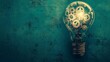 © SKIMP Art - a light bulb with a chain of gears in the center Generative AI
