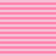 Wall Mural - Pattern pink and white horizontal strips