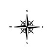 © KR Studio - compass, compass rose, world directions - vector illustration