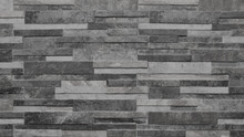 Interior Abstract Background With Copy-space. Premium Grey Wall Mosaic Tile Wallpaper.