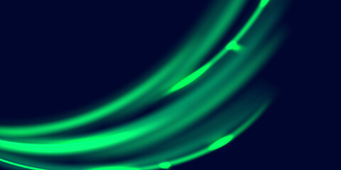 Wall Mural - Abstract green swirls set with blue lightning discharges png isolated on transparent background. Realistic vector illustration of spiral vortex with neon sparkles. Magic power effect, design element