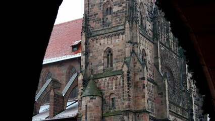 Canvas Print - Nuremberg germany in winter 4k 25fps video