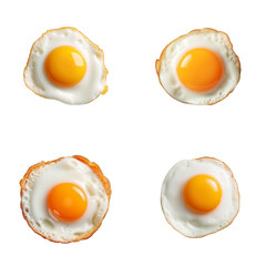 Wall Mural - Fried egg set clip art