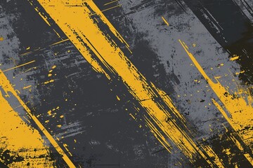 Wall Mural - Dynamic yellow, grey, and black grunge pattern, ideal for the latest sportswear trends like racing, cycling, football, motocross, and travel. Versatile for backdrop, wallpaper, poster, banner design