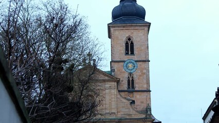 Wall Mural - bamberg germany in winter 4k 25fps video