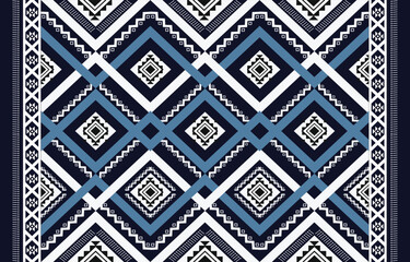 Naklejka na meble Abstract native american seamless pattern. Geometric native american seamless pattern. Design for background,carpet,wallpaper,clothing,wrapping,Batik,fabric,Vector illustration.embroidery style.