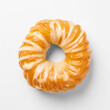 French cruller donut,  on transparency background PNG