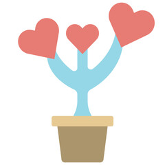 Sticker - Love plant