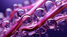 Purple Water Drops High Definition(hd) Photographic Creative Image