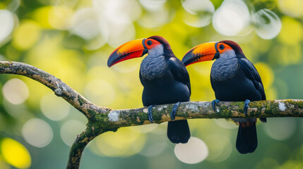 Wall Mural - blue and yellow macaw