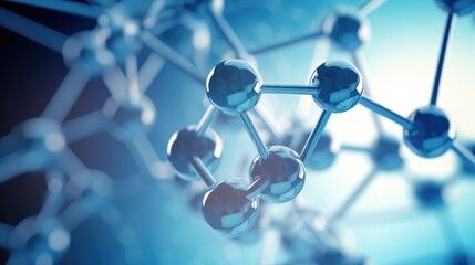 Molecular structure connection technology background material
