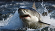 © sam - great white shark action shot