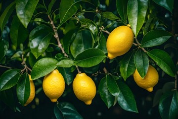 lemon tree with fruits