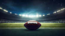 Super Bowl Background, American Football Banner