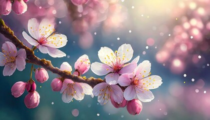 Canvas Print - pink cherry blossom