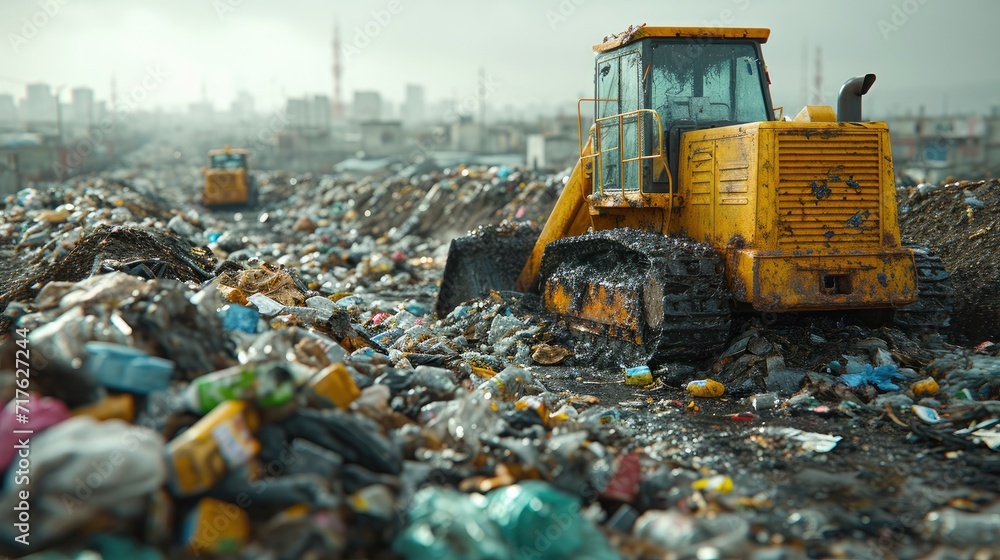 Trash Problem Inside Mir Trash Piles in Remote Areas. Trash piles in remote areas or regions ...