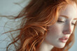 © Veniamin Kraskov - A portrayal of the essence of a windswept redhead's beauty