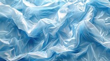 Crumpled Plastic Wrap Abstract Background Screen Plastic Wrap Background Soft Detail.