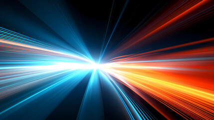 Wall Mural - neon speed abstract background, digital abstract background