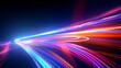 © Derby - Neon speed abstract background, digital abstract background